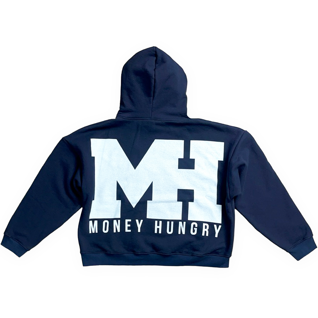 MH 4L  HOODIE YANKEE BLUE